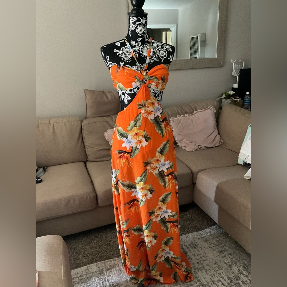 Summer floral dress